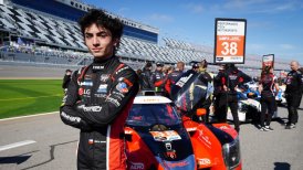Piloto chileno Nicolás Pino sufrió un desperfecto mecánico en las 24 Horas de Daytona