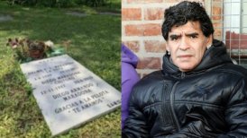 Denuncian abandono de la tumba de Maradona y una de sus hijas respondió con todo