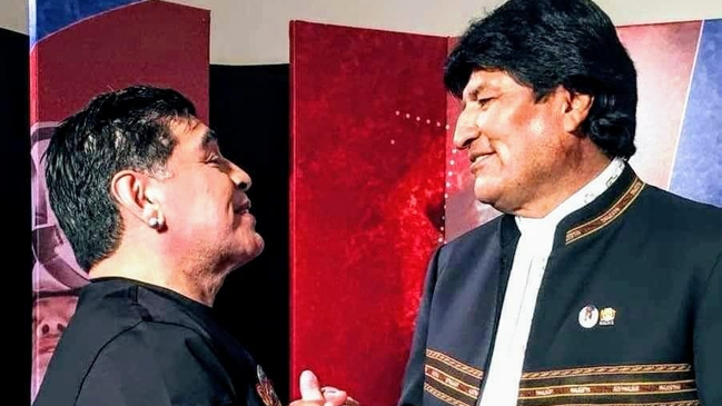 Evo Morales citó a Maradona para criticar las sanciones deportivas a Rusia