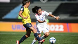 La selección chilena femenina venció a Ecuador en su estreno en el Sudamericano Sub 17