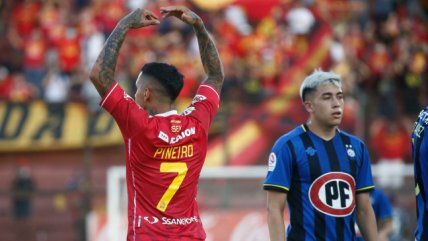 Rodrigo Piñeiro marcó el gol de la victoria de Unión Española y fue expulsado