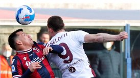 La insólita jugada por la que Medel fue apuntado en Italia en empate entre Bologna y Torino