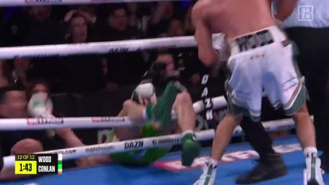 Boxeo: Leigh Wood noqueó a Michael Conlan y lo mandó fuera del ring