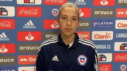 Volante de la a sub 17 Emma González: Nos preparamos para enfrentar a Colombia con lo mejor