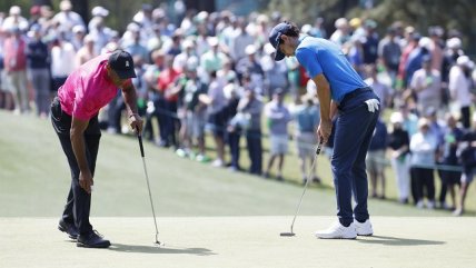 Niemann se lució en la primera jornada del Masters de Augusta ante los ojos de Tiger Woods