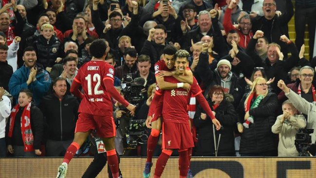 Liverpool cerró su avance a semifinales de la Champions con frenético empate ante Benfica