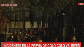Barristas de Colo Colo provocaron desórdenes e ingresaron a la fuerza al Monumental