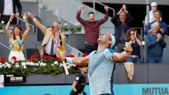 Rafael Nadal se instaló en cuartos del Masters de Madrid tras trabajada victoria sobre David Goffin