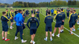 La selección de Ucrania se reunió para entrenar por primera vez desde el inicio de la guerra