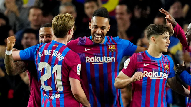 FC Barcelona doblegó a Celta de Vigo de la mano de Aubameyang y Dembele