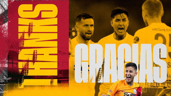 Erick Pulgar se despidió de Galatasaray: Fui muy feliz, pude conocer un hermoso club