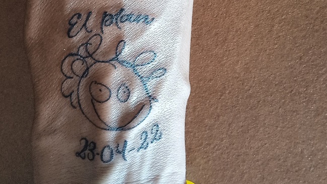 Fanático de Real Betis se tatuó dibujo de Pellegrini hecho por Ibai Llanos
