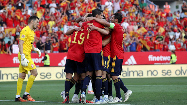 España venció a República Checa y tomó el liderato de su grupo en la Nations League