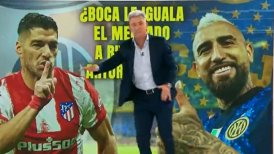 Posible fichaje de Vidal en Boca generó intenso debate en canal argentino