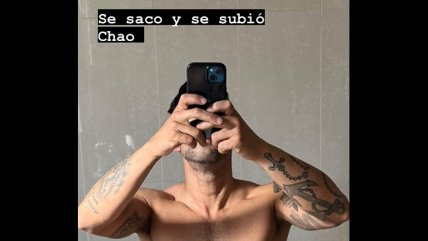Jorge Valdivia sorprendió a sus seguidores con coqueta y destapada imagen