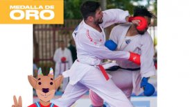 El abanderado chileno Rodrigo Rojas consiguió oro en karate en Valledupar 2022