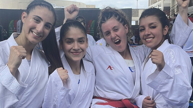 Chile se alzó con oro en karate femenino por equipos en los Juegos Bolivarianos de Valledupar
