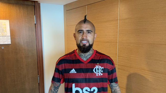 Flamengo espera que Vidal esté trabajando esta semana con el plantel