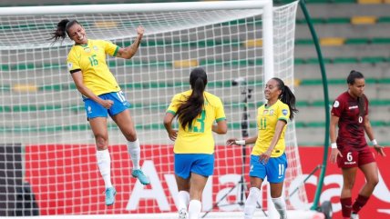 Brasil ratificó su chapa de favorita con goleada a Venezuela en la Copa América Femenina