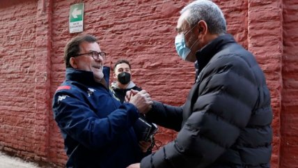 Pablo Milad visitó a Unión Española en el Santa Laura