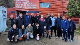 Boric visitó a los Cóndores y comprometió mejoras para el rugby