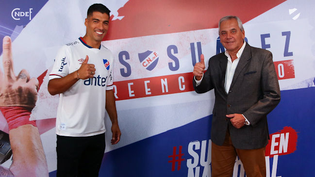 Luis Suárez llegó a Uruguay para su presentación oficial como flamante refuerzo de Nacional