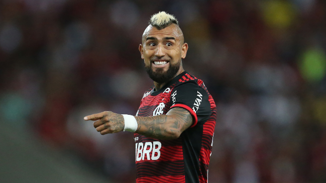 DT de Vidal en Flamengo: Veremos si juega contra Corinthians, no debemos sobrecargarlo