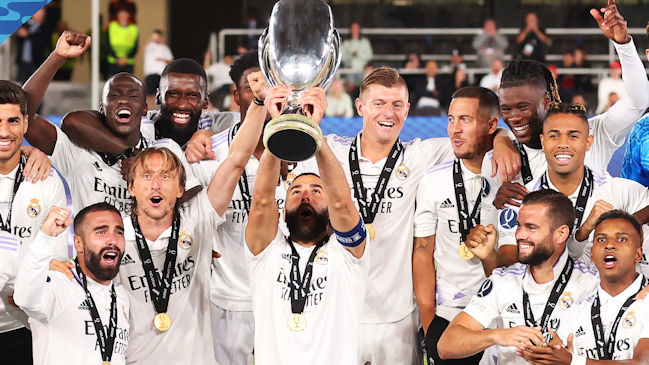 Real Madrid conquistó la Supercopa de Europa tras tumbar a Eintracht Frankfurt