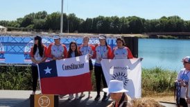 Equipo chileno ganó tres medallas en el Mundial de Canotaje Polinésico en Inglaterra