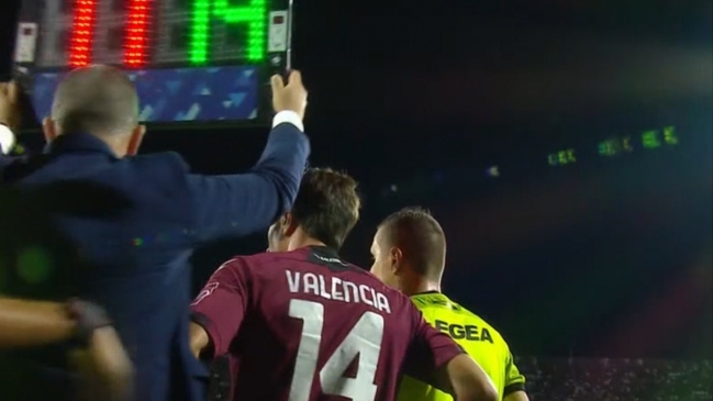 Diego Valencia debutó por la Serie A en caída de Salernitana ante AS Roma