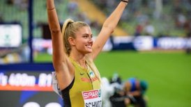 Alica Schmidt, la "atleta más sexy del mundo", fue eliminada en semifinales del Europeo