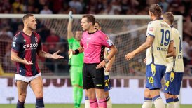 Bologna de Gary Medel aguantó para empatar con Hellas Verona en la Serie A