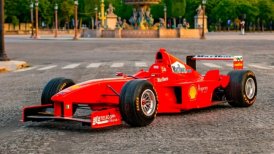 El Ferrari "invencible" que usó Schumacher en 1998 se subastó en seis millones de dólares