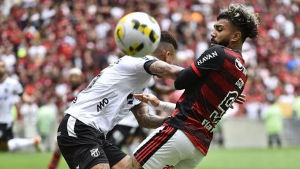 De héroe a villano: Gabigol anotó y fue expulsado en empate de Flamengo ante Ceará en Maracaná