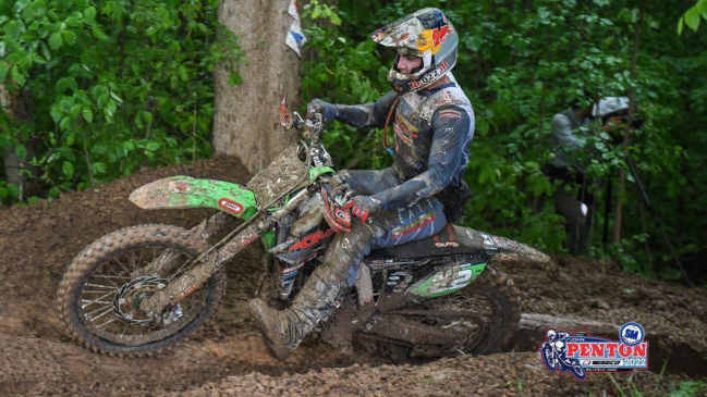 Benjamín Herrera logró el sexto lugar en el regreso del GNCC en Estados Unidos