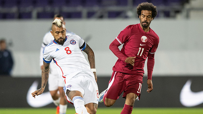 La selección chilena disputa su segundo amistoso de la gira ante Qatar