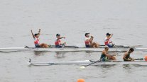 El remo masculino le brindó un nuevo oro a Chile en Asunción 2022
