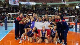 El equipo chileno sub 19 de voleibol femenino clasificó a su primera Copa del Mundo