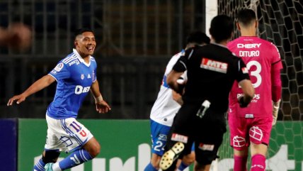 Palacios aprovechó un grosero error defensivo de la UC para dar ventaja a la U en Copa Chile