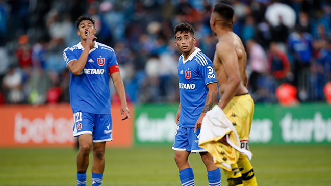 Bastián Tapia y Lucas Assadi encararon a Miguel Pinto tras duelo de la U con Unión Española