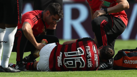 Dos seguidas: La mala suerte de Filipe Luís con las lesiones en finales de Copa Libertadores