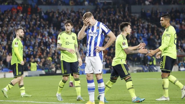 Manchester United venció a Real Sociedad, pero no le alcanzó para ganar el grupo en la Europa League