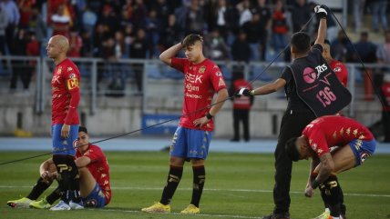 La desazón de Unión Española tras perder la final de la Copa Chile ante Magallanes en Rancagua