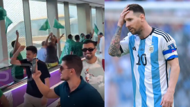 "Messi ciao": El eufórico cántico de los hinchas saudíes tras la victoria sobre Argentina