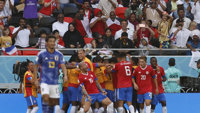 Costa Rica recuperó la ilusión tras sorprender con victoria ante Japón en el Mundial