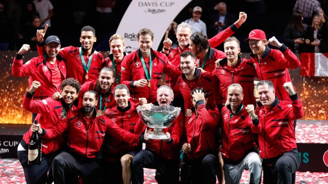Canadá ganó su primera Copa Davis tras vencer a Australia en la final en Málaga
