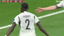 El VAR anuló un gol a Antonio Rudiger en el primer tiempo entre Alemania y España