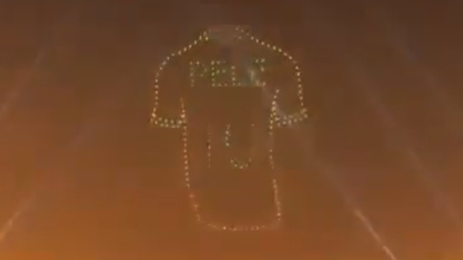 Qatar le realizó un homenaje a Pelé con drones