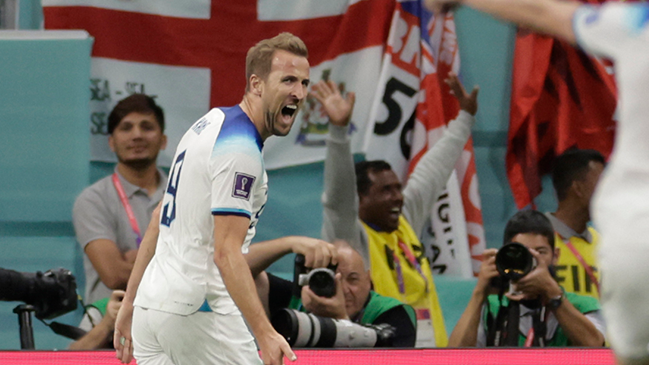 Harry Kane marcó por primera vez en Qatar con buena definición ante Senegal