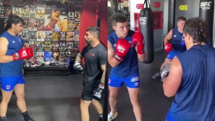 Los Cóndores entrenaron como boxeadores en su preparación de cara al Mundial de 2023